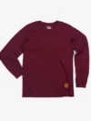 Patch Longsleeve – Heather Maroon