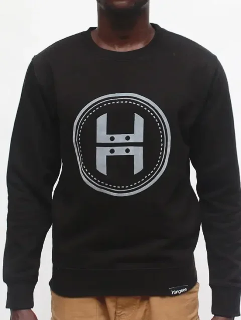 Crew neck sweat (Black)