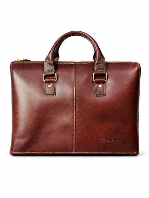 Tijania Executive Leather Briefcase
